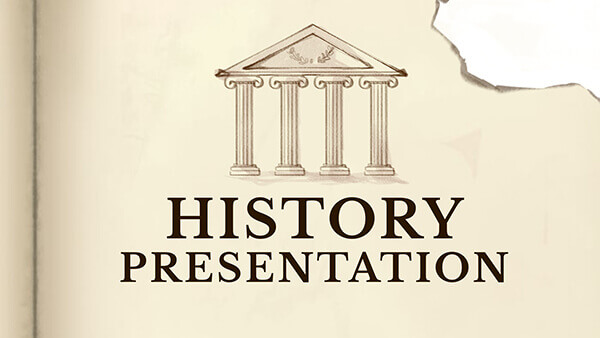 Page De Presentation Histoire Présentation historique | Modèles Genially